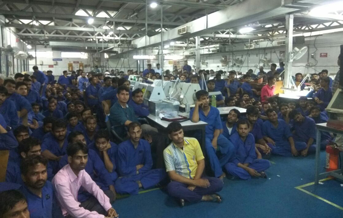 Workmen training at Pink city jewels